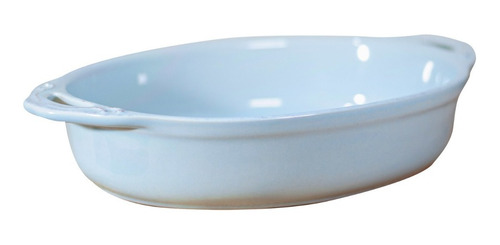 Fuente Ceramica P/horno Tipo Gres-oval  P-0718-be-ce