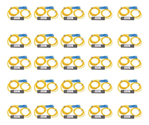 Divisor De Fibra Óptica Monomodo Ftth Sc Upc 1x2 Plc Fb De 2