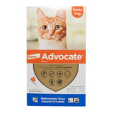 Antiparasitario Gatos Advocate Hasta 4kg X3 Pipetas Y A