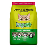 Arena Sanitaria Para Gatos Topk9 Aroma Manzana 10kg