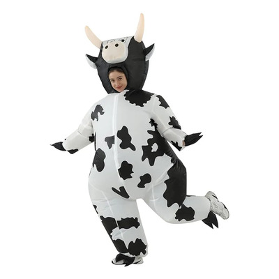 Disfraz Inflable De Vaca De Fiesta Para Mujer Divertido Disfraz Inflable Para Fiesta De Cosplay Festival Disfraz De Halloween Para Adultos
