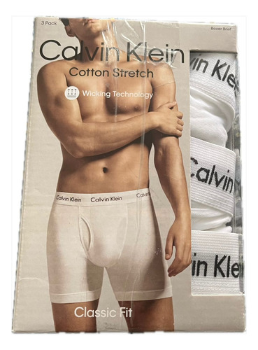 Boxer Calvin Klein Cotton Stretch Classic Fit Pack 3