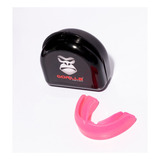 Protetor Bucal Profissional Com Capinha Muay-thai - Gorilla Cor Rosa