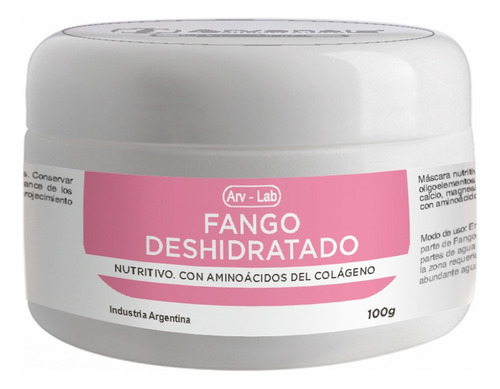 Fango Polvo Nutritivo Con Colageno Rinde 3 Veces +