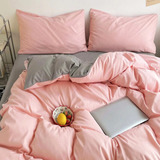 Duvet Bic Rosado-grisoscuro S My Home Store