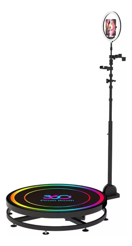 Plataforma Giratoria 360 Luz Photobooth Camara Video 100cm