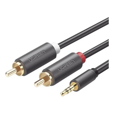 Cable Adaptador De Audio Ugreen 3.5mm A 2 Rca (estéreo) 3m | MercadoLibre