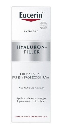 Eucerin Hyaluron Filler Ácido Hialuroco Rellenadora Fps15