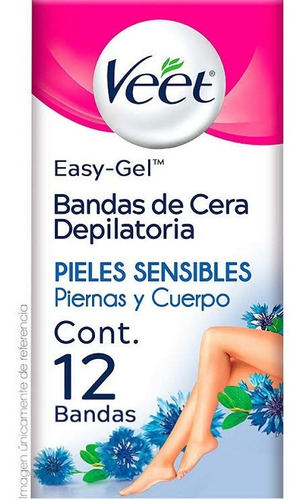 Veet Cera Fria Bandas Depila Area Bikini Piernas Mayoreo 45 