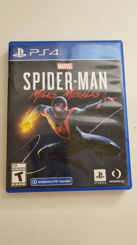 Juego Spiderman Miles Morales Ps4