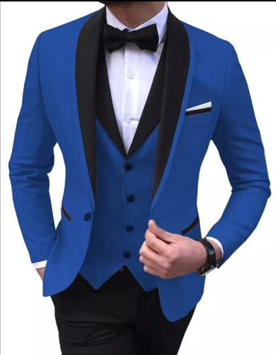 Traje De 4 Piezas  De Novio Para Hombre De Oficina Y  Gala 