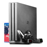 Soporte Vertical Ps4 Slim Ventilador Potente Estación Carga