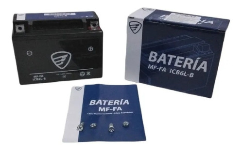 Bateria Italika Icb6l-b 125z Ft125 Dt125 Dm125 Rc150 