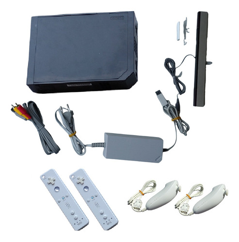 Nintendo Wii Con 2 Sets De Controles, Memoria Y Accesorios