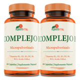 2x Complejo Vitamina 120 Caps Complex B5 B3 B6 B1 B2 B12