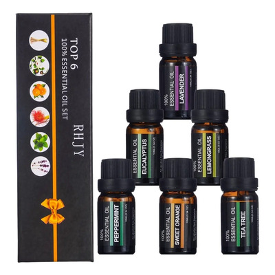 Kit Aceites Esenciales 6 Esencias Aromas Para Difusor | MercadoLibre