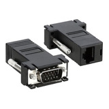 Adaptador Extensor Vga Video Via Cabo Rede Rj45