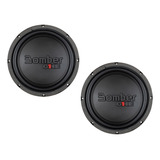 Par Alto Falante Subwoofer 8 Pol 200w Rms Bobina Dupla 2+2