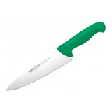 Cuchillo Carnicero Arcos 20cm Profesional Verde Asado Bbq