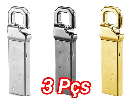 3 Unidades De 1t Memory Stick Usb Flash Drive Metal U Disk