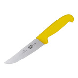 Cuchillo Carnicero Victorinox Fibrox Hoja 16cm #5.5208.16 Color Amarillo