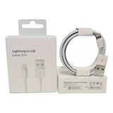 Cable Usb Compatible Con iPhone Lightning 2m Apto Carga Rapi