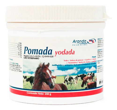 Pomada Yodada 240 Gr Aranda