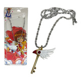 Colgante Collar Sakura Card Captor Metal Llave Del Sello