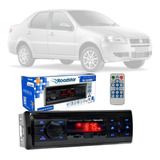 Aparelho Radio Mp3 Fm Usb Bluetooth  Fiat Siena 