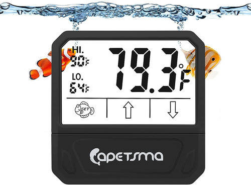 Termometro Digital Para Acuarios Capetsma Lcd