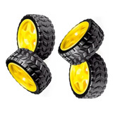  Llantas Para Motorreductor 67x25mm Paquete 4 Piezas 