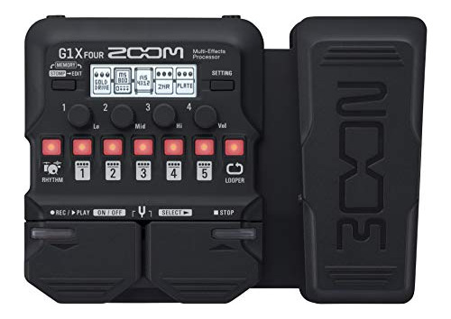 Procesador De Multiefectos Para Guitarra Zoom G1x Four Con P