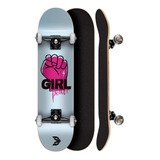 Skate Montado Street Cisco Girl Power 8.0 Pronto Para Andar