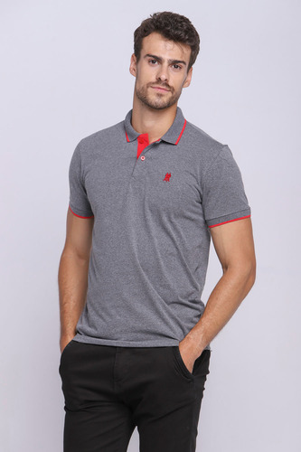 Polo Masculina Filete Duplo 100% Algodão Polo Wear Mescla Me