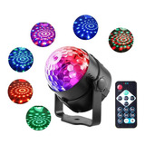 Bola Disco Led Rgb Rítmica Giratoria Luces Para Fiesta