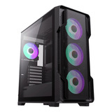 Gabintete Gamemax Siege Black Mid-tower E-atx Color Negro