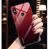 Capa Case Capinha Vidro Color Glass Vermelho Xiaomi Mi Mix 3