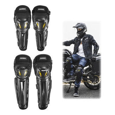 Pack Protección Motocicleta 2en1 Rodilleras+coderas (4pcs) Negro