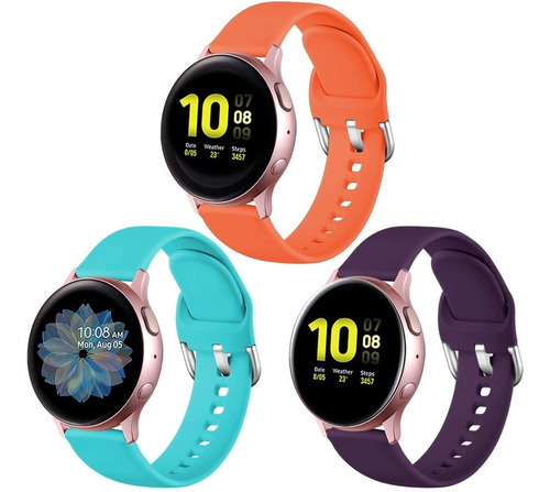 3 Mallas P/ Samsung Watch Active 1 Y 2 (3 41mm) Large Ly3