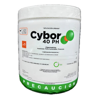 Cybor 40 Ph Insecticida Urbano Polvo Cipermetrina 250 Gramos | Envío gratis