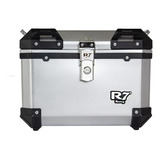 Baul (caja) Para Motocicleta Cuadrado 45l Plata R7 Racing 