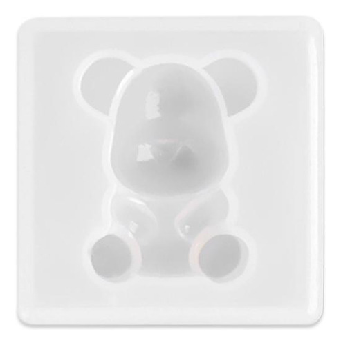 Molde Colgante 3d Con Forma De Oso De Peluche, De Silicona,