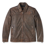 Chamarra Piel Harley Davidson Men's Gas & Oil Leather Jacket
