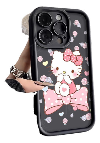 Funda De Teléfono Sanrio Hello Kitty Para iPhone 14 15 13 12