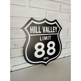 Vintage Back To The Future Hill Valley 88 Cartel De Metal