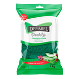 Cera Depilatória Vegetal Aloe Vera Perolada Depimiel 1kg