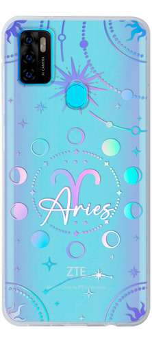 Funda Para Zte Uso Rudo Para Mujer Signo Zodiaco Aries