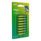 Pilhas Aaa Palito Alcalina Elgin Kit 16 Unidades 1.5v