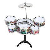 Brinquedo Bateria Infantil Completa Miraculous Multikids