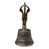 Campana Tibetana Zap Impex, Bronce, Metal, Latón, 10.16 Cm